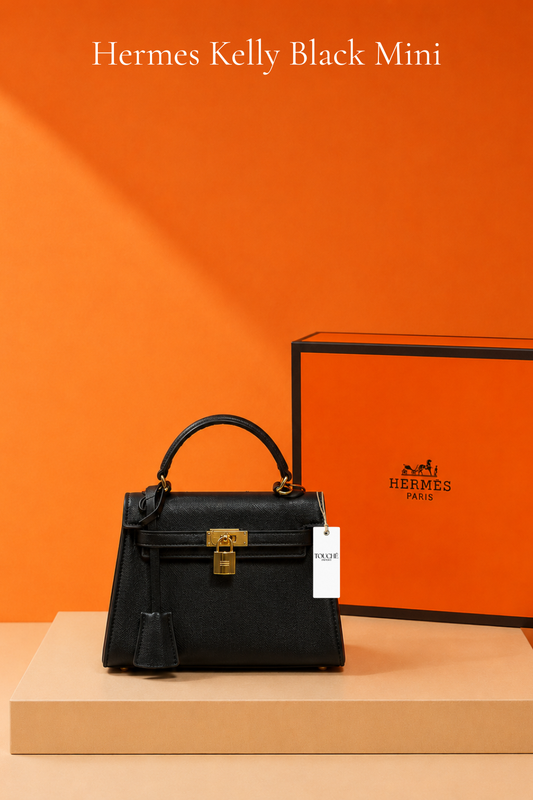 Hermes Kelly Black Mini