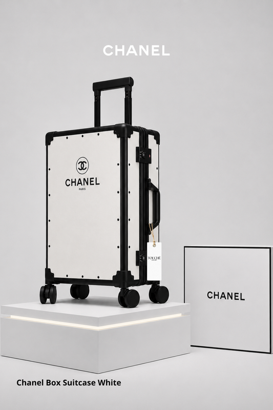 Chanel Box Suitcase White