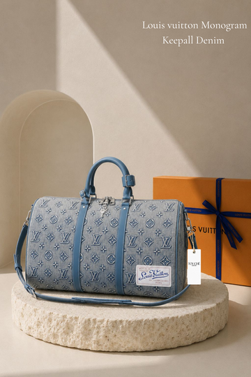 Louis Vuitton Monogram Keepall Denim