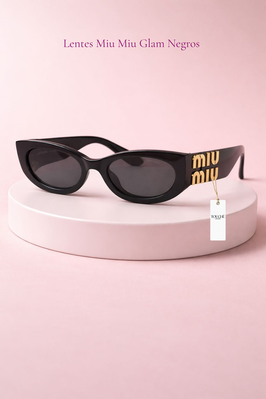 Lentes Miu Miu Glam Negros