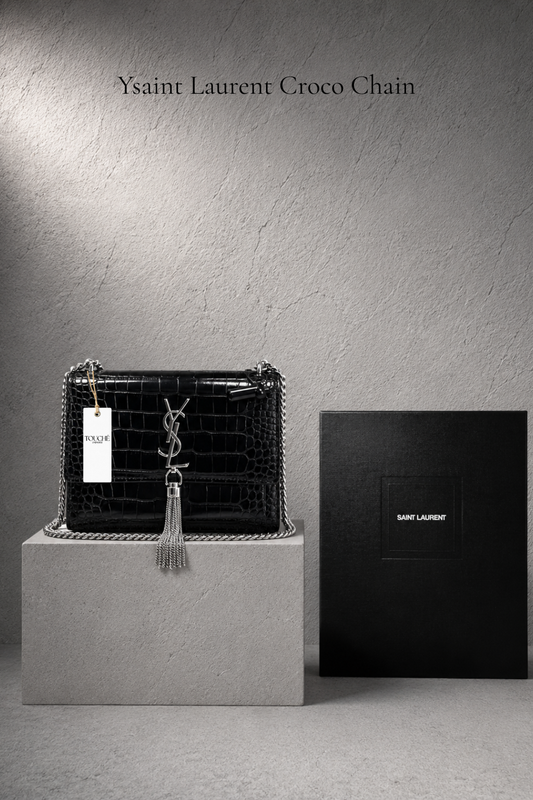 Ysaint Laurent Croco Chain
