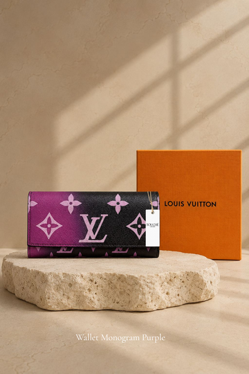 Wallet Monogram Purple