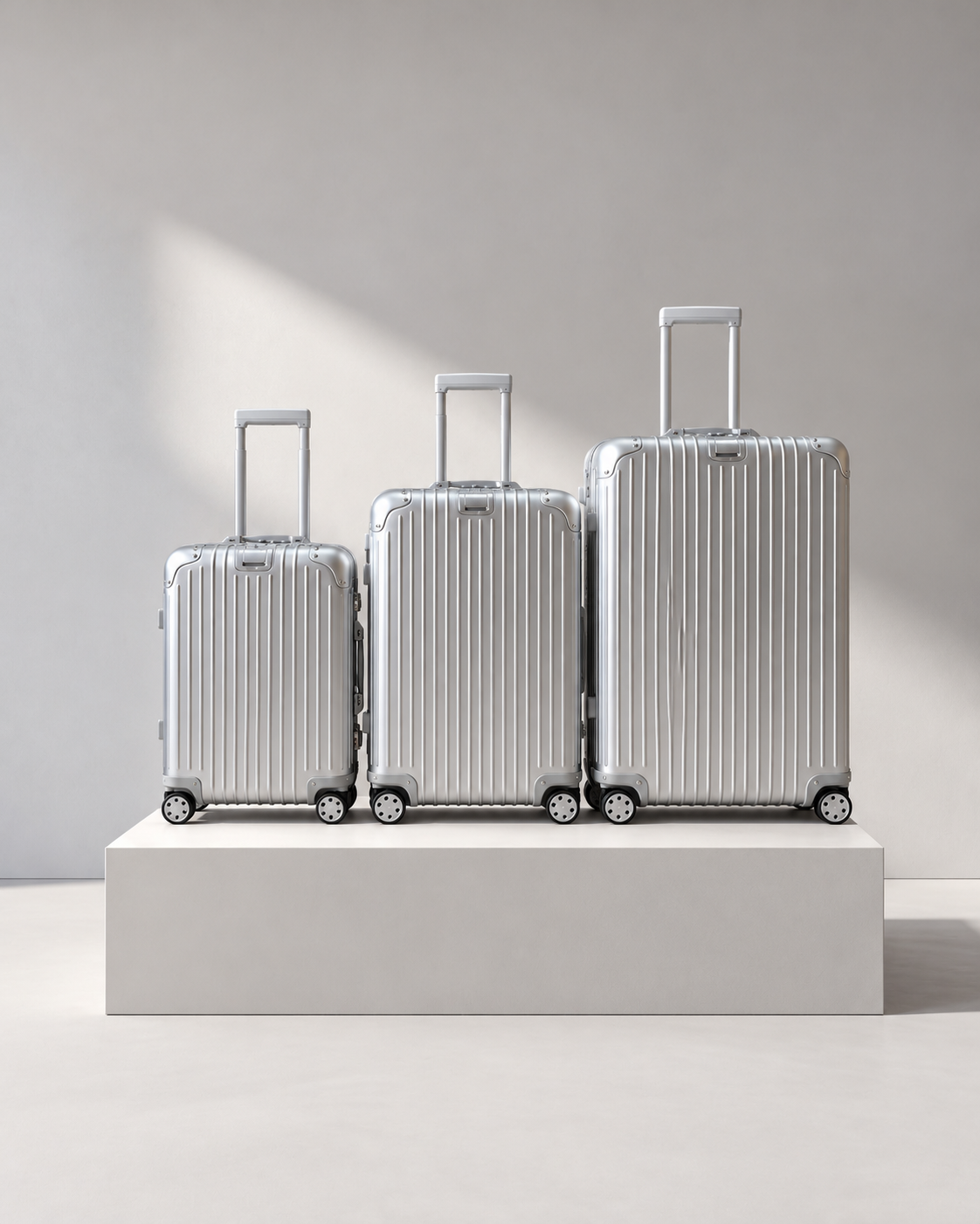 Rimowa Set Plateado 3 Piezas