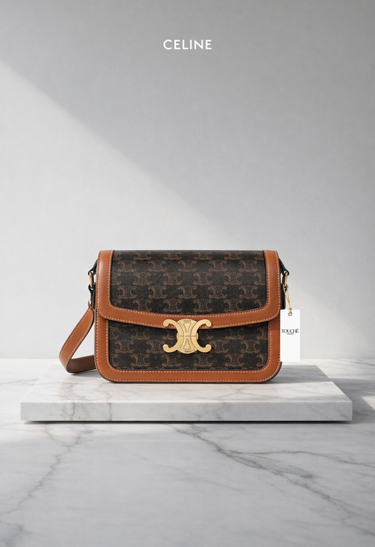 Celine Triomphe Marrón Monograma