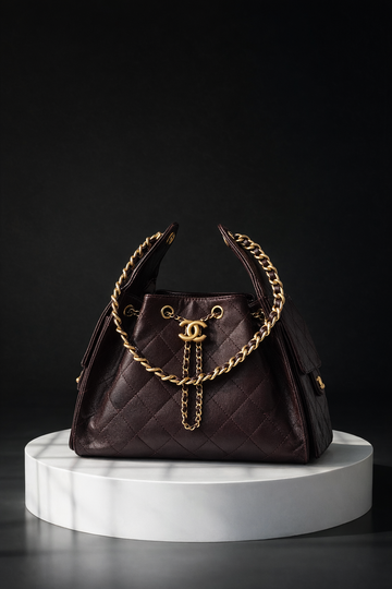 Chanel 25 Bordo Oscura Médium