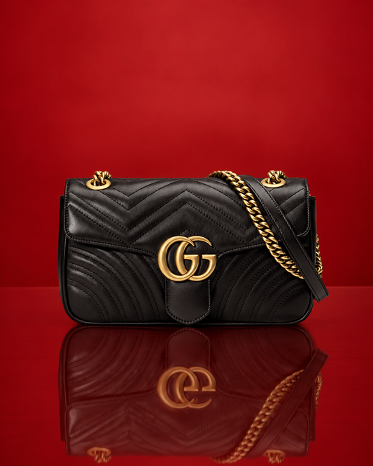 Gucci Marmont Negro Matelassé
