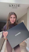 Chanel 25 Beige Gamuza Dorado